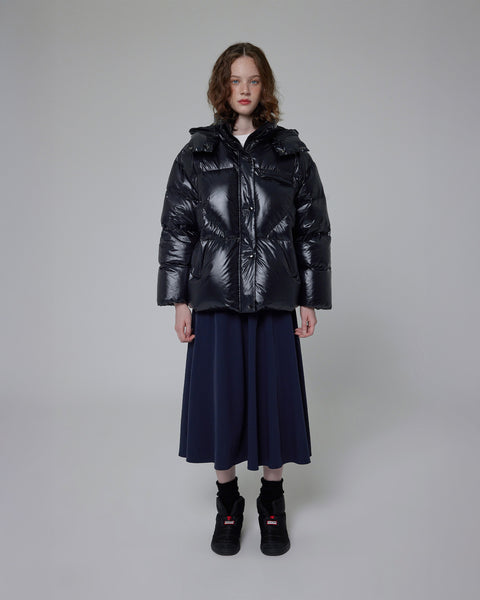 レディース イントレピッド ミドル ダウン ジャケット - ブラック