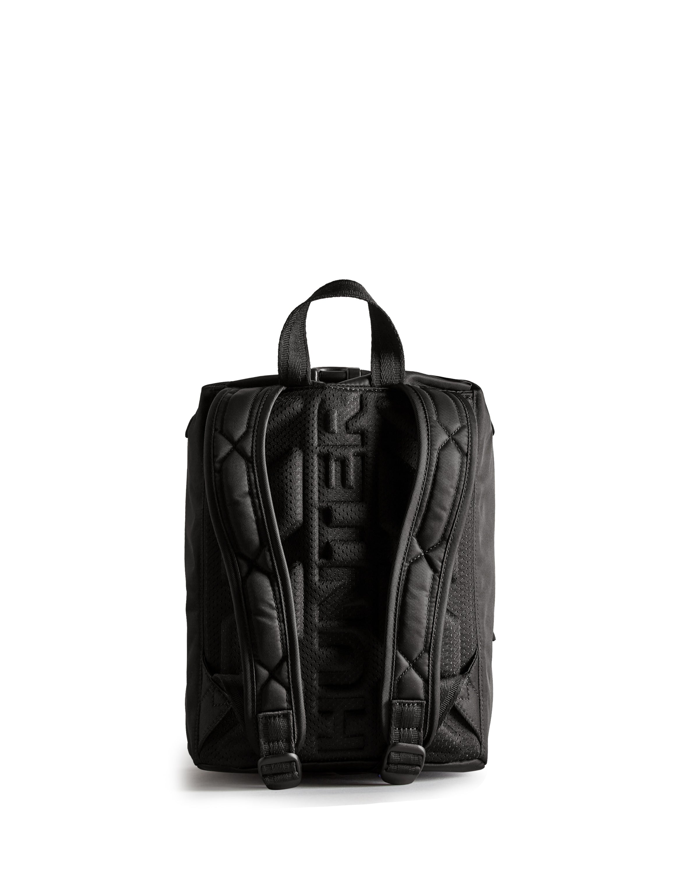 Mini Nylon Pioneer Top Clip Backpack - Black