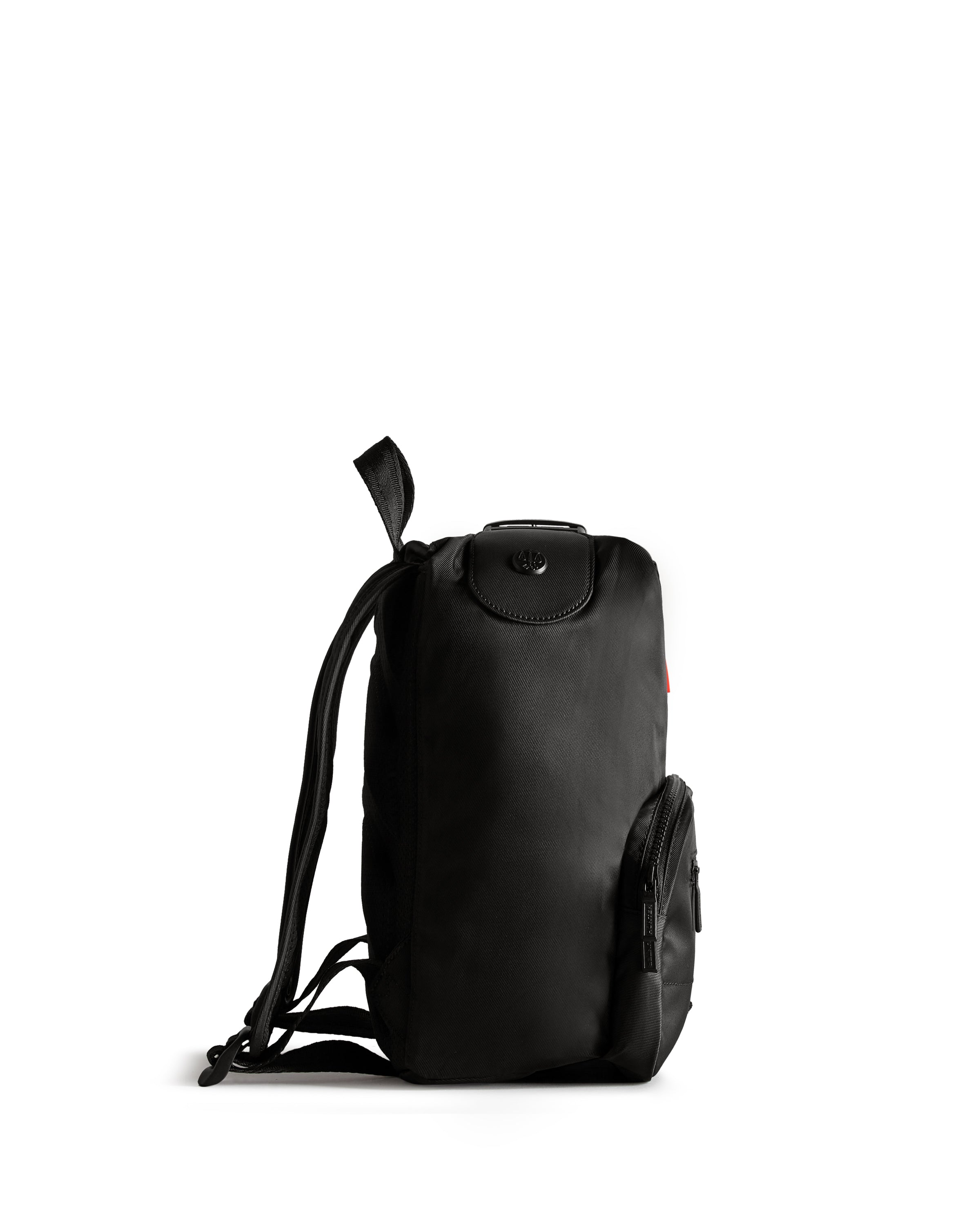Mini Nylon Pioneer Top Clip Backpack - Black