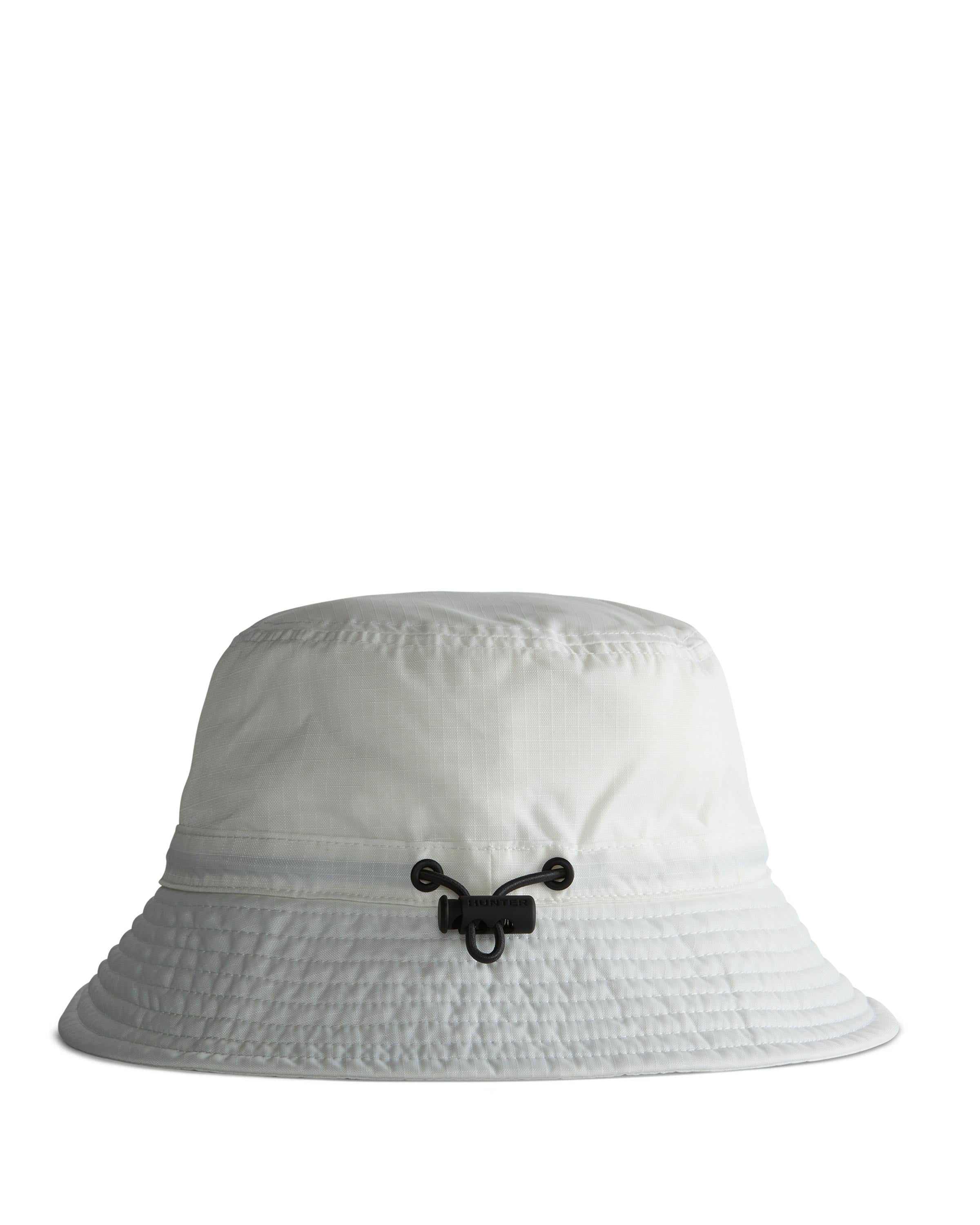Nylon Packable Bucket Hat - White