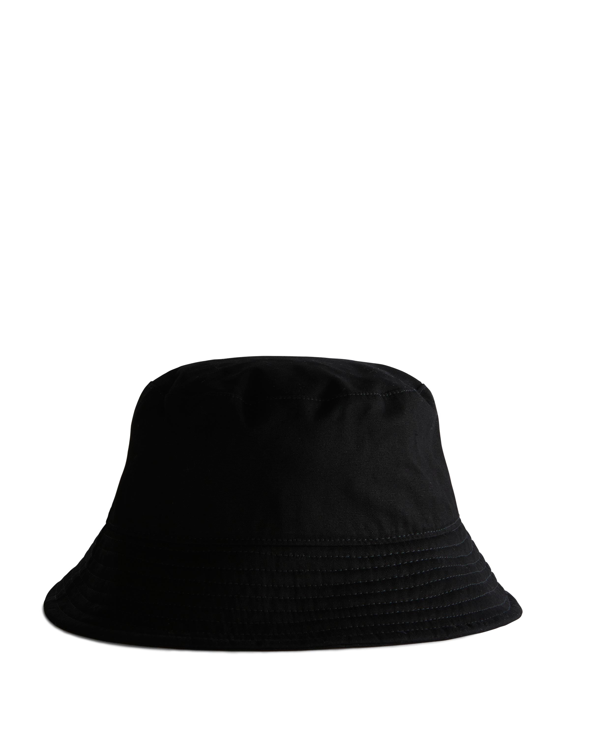 Hunter Cotton Bucket Hat - Black
