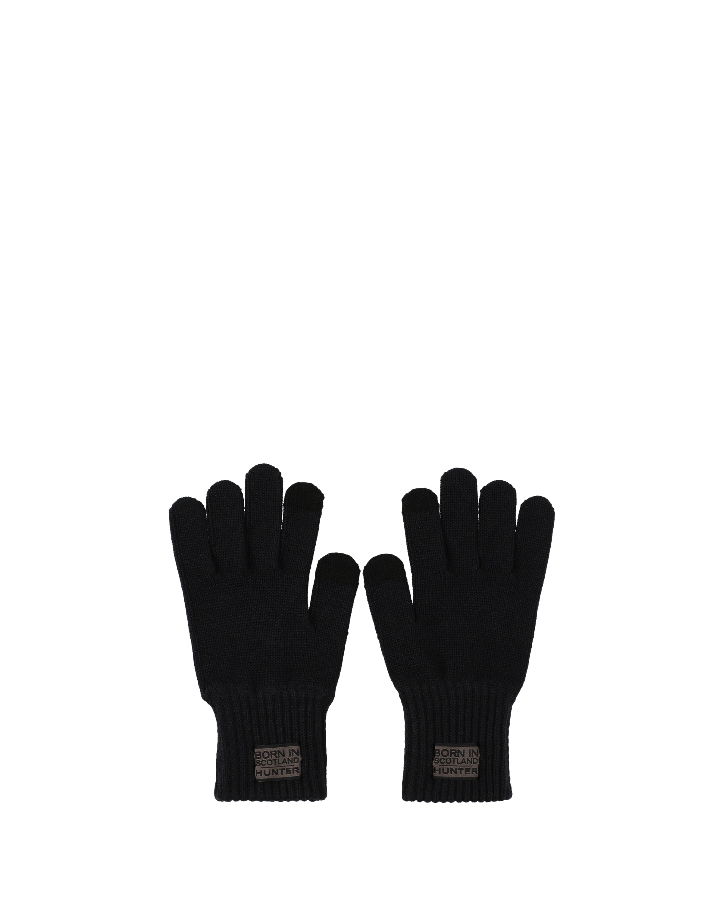 リファインド ニッテッド グローブ - ブラック