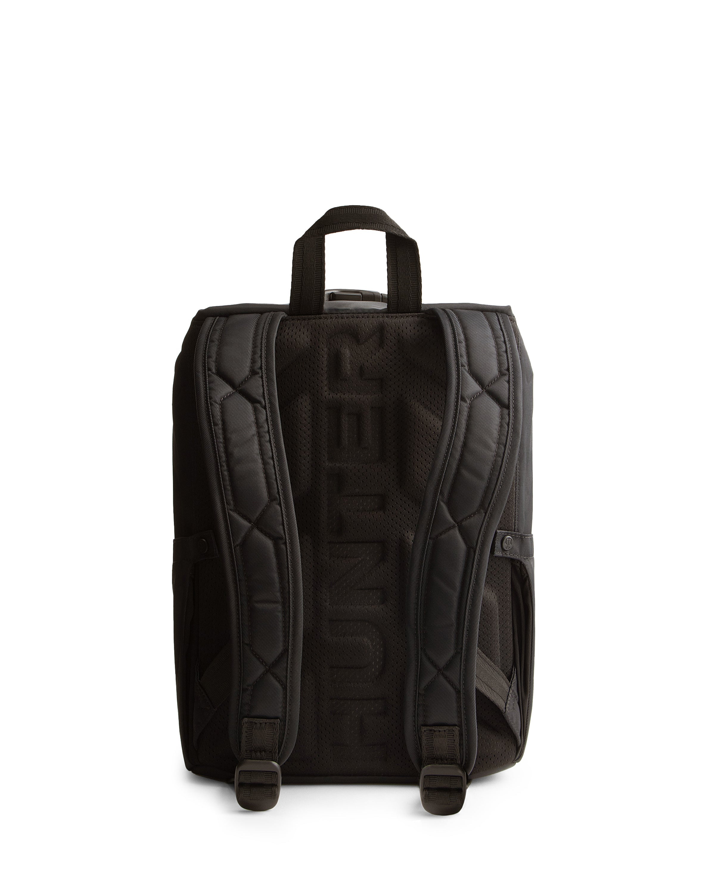 Nylon Pioneer Medium Top Clip Backpack - Black