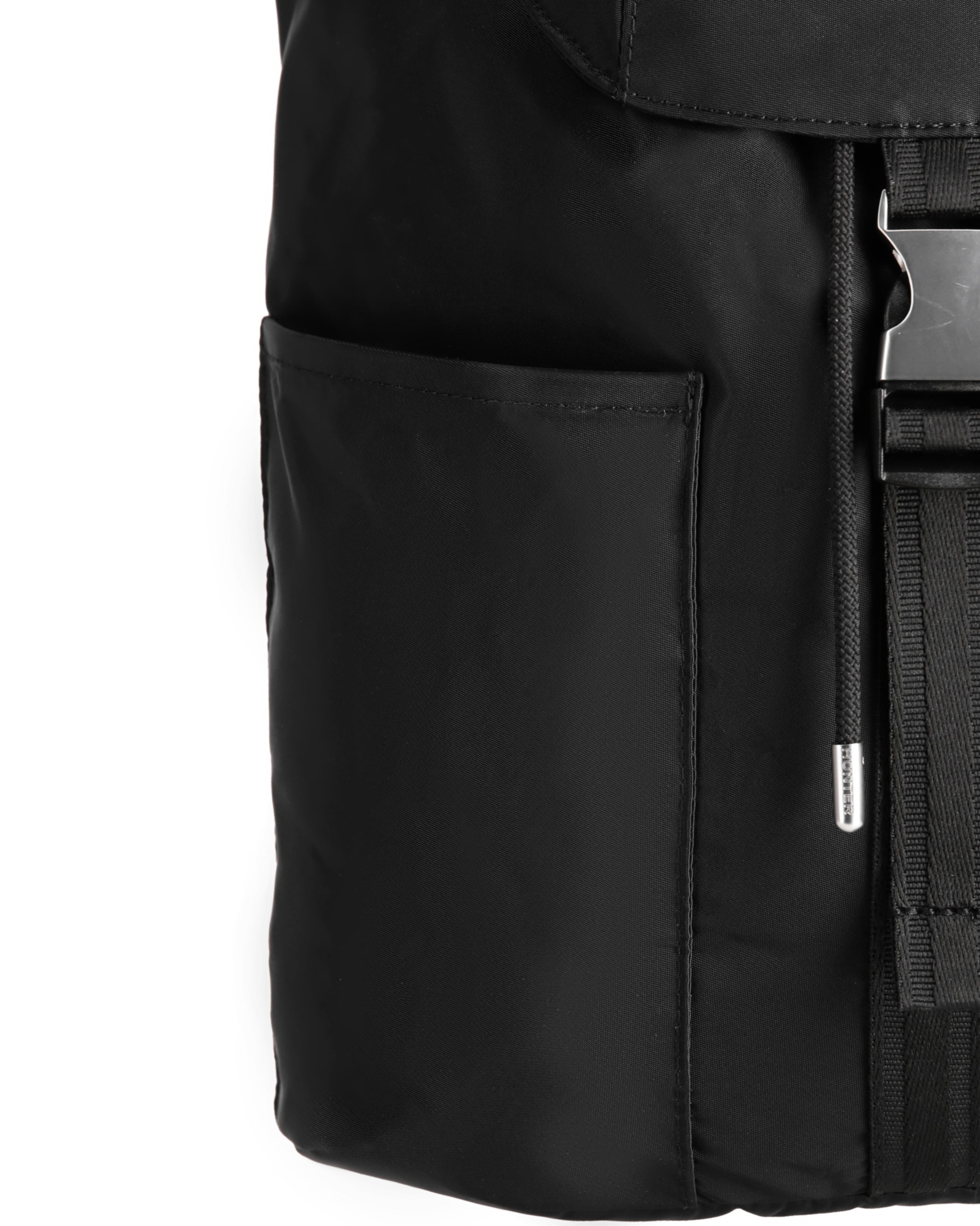 プレミアム ナイロン ミニ バックパック - ブラック