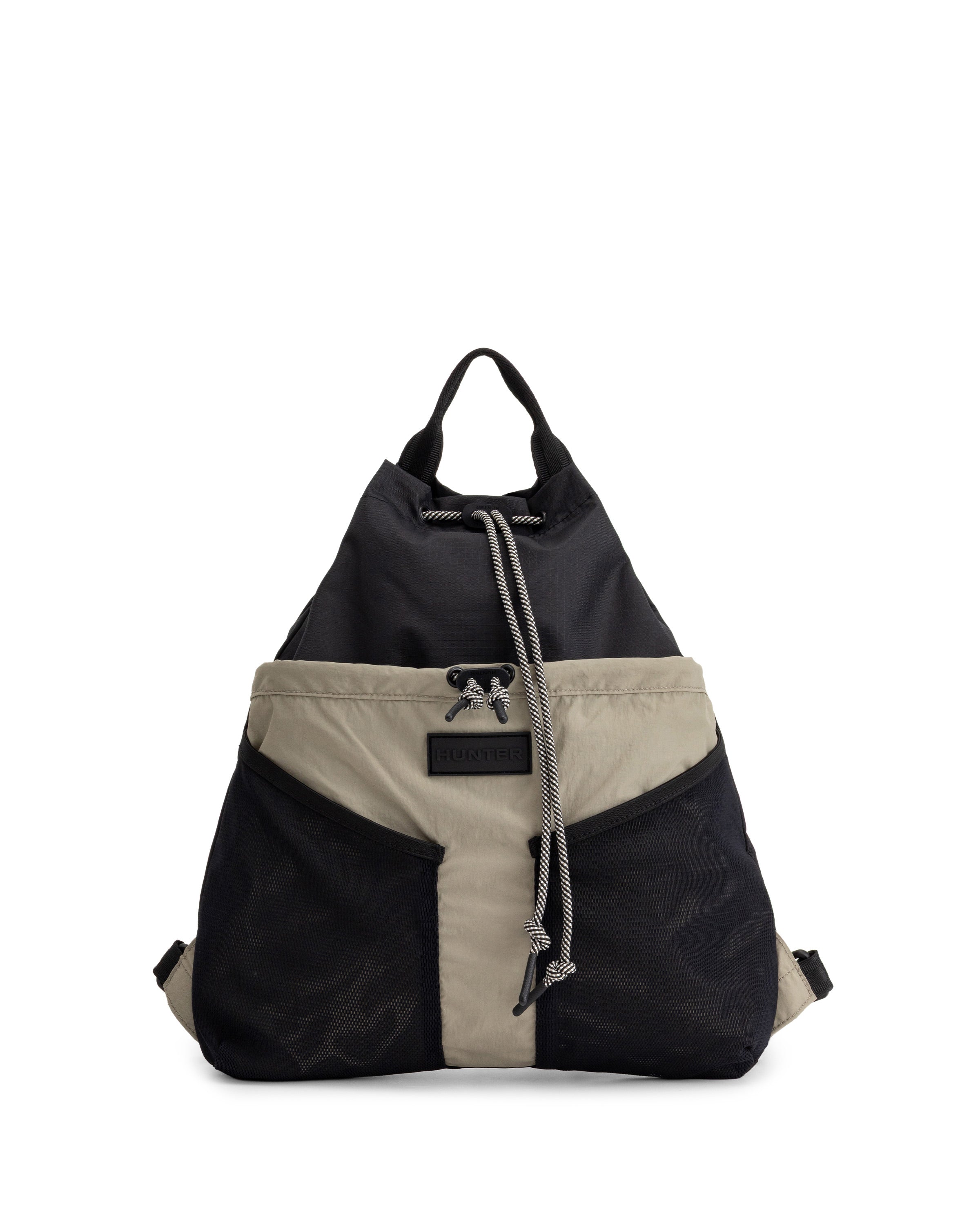 トラベル マルチファンクション パッカブル バックパック - ブラック / エナジークレイ