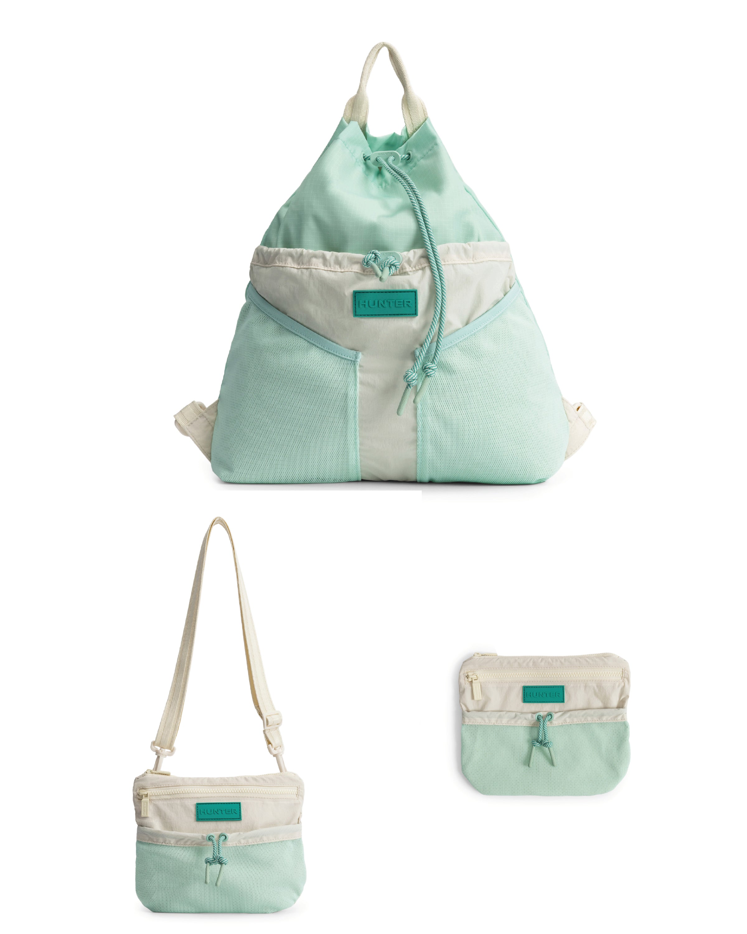 トラベル マルチファンクション パッカブル バックパック - ホワイトウィロー / グロウラグーン / グロウアルゲー