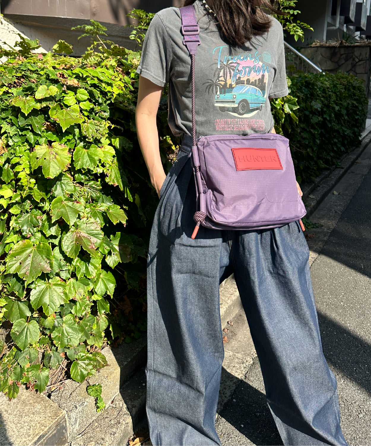 トラベル リップストップ リサイクル ナイロン サコッシュ