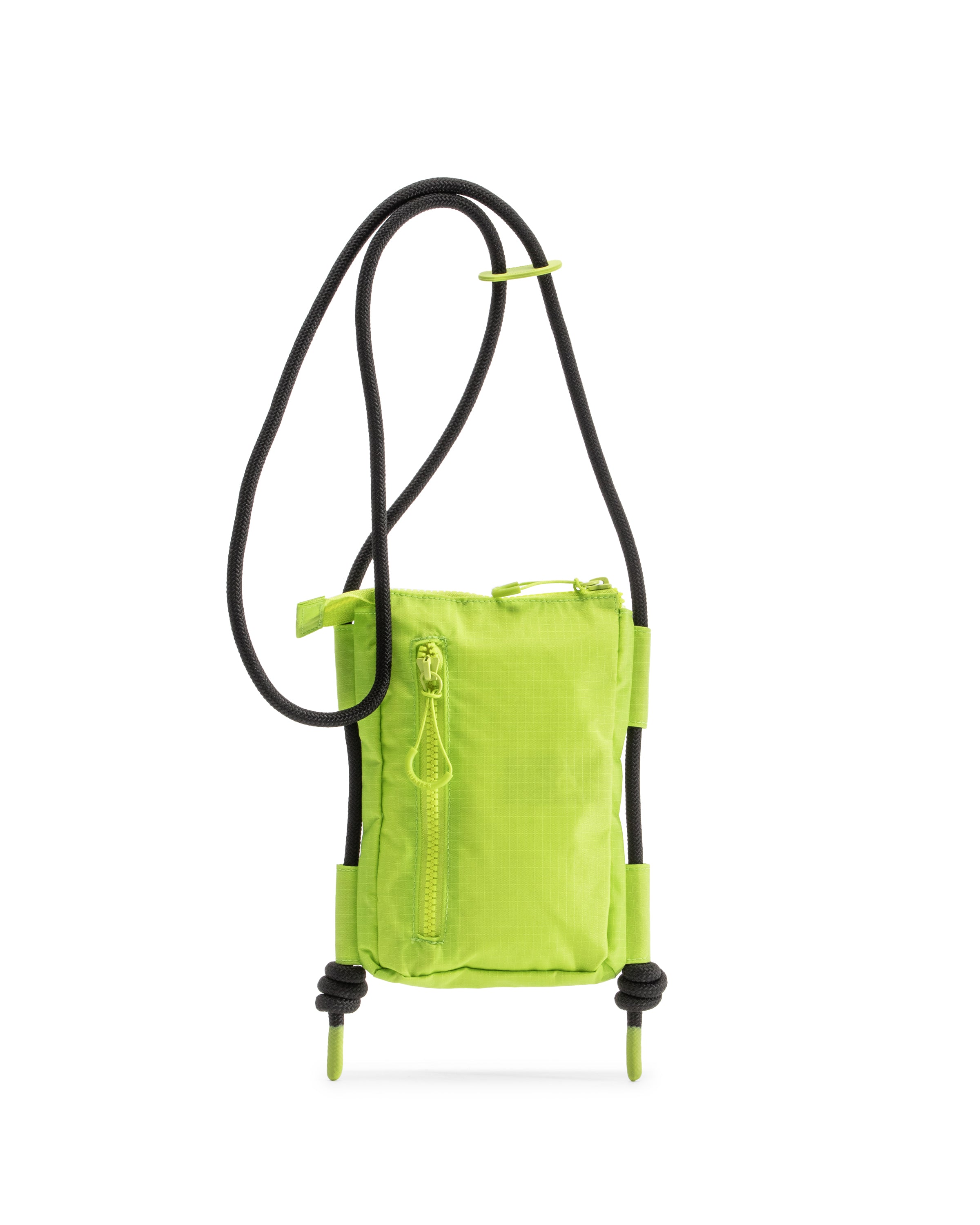 Travel Ripstop Recycled Nylon Phone Pouch - Acid Green