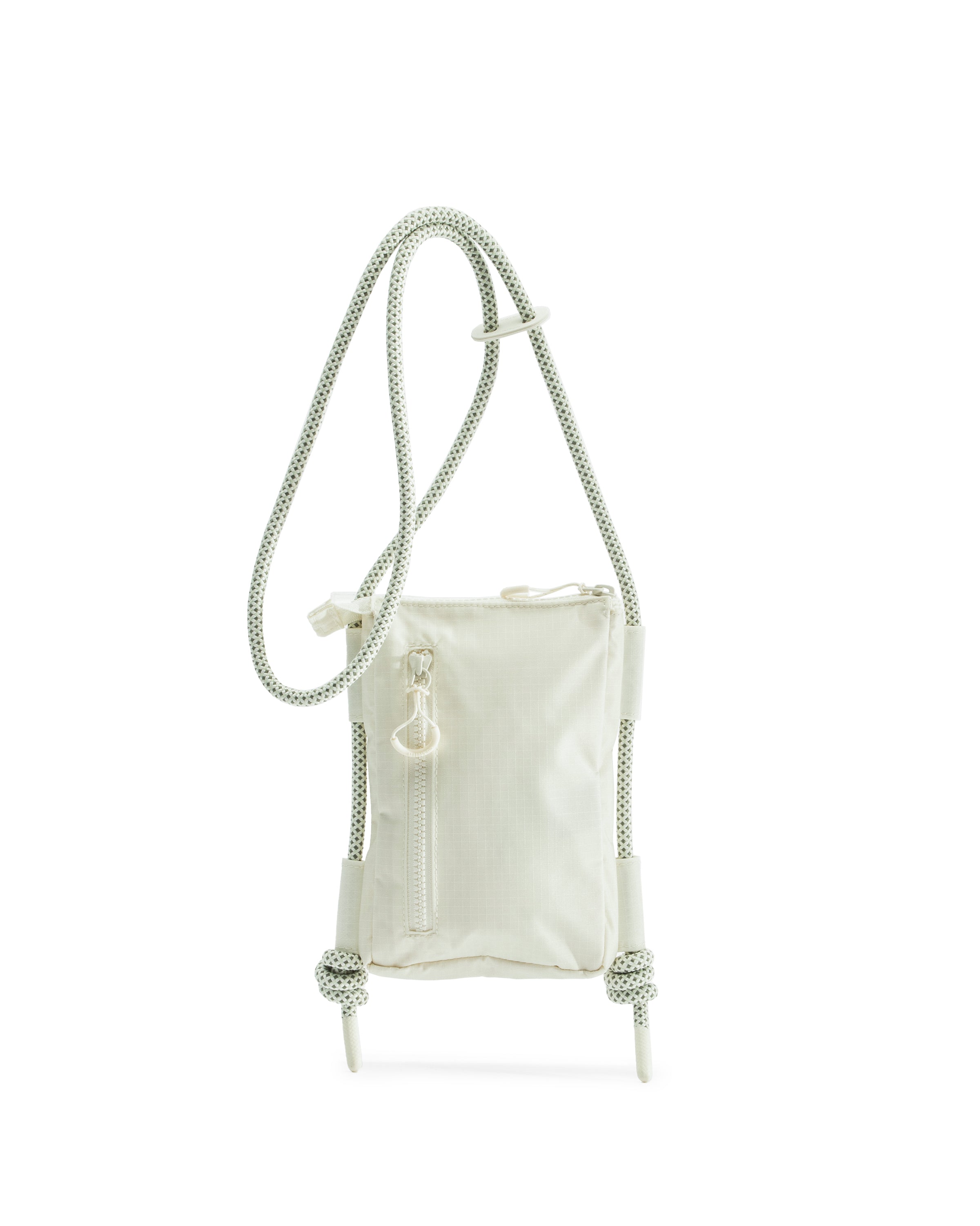 Travel Ripstop Recycled Nylon Phone Pouch - Shaded White