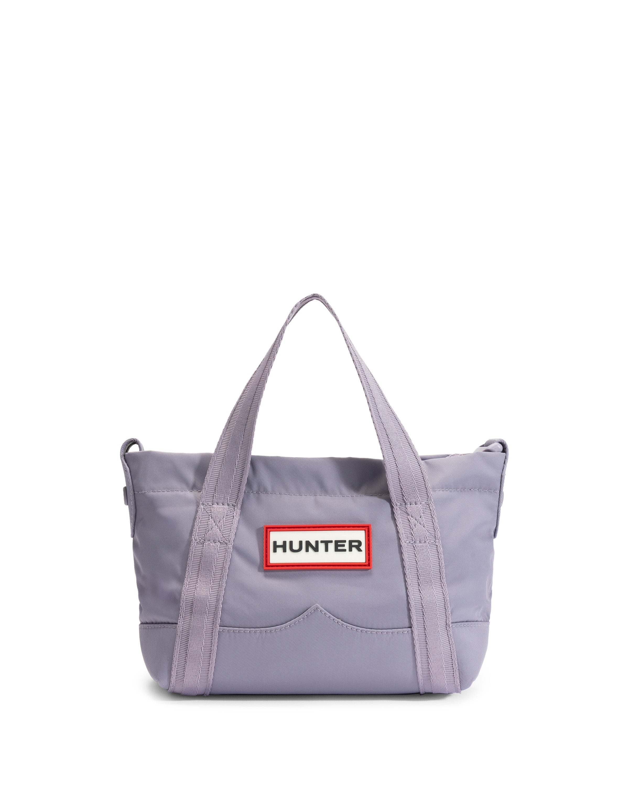 Hunter ユニセックス Tummel ロゴ ジップ トートバッグ ホワイト レディース トートバッグ| ハンターブーツ(Hunter Boots)公式