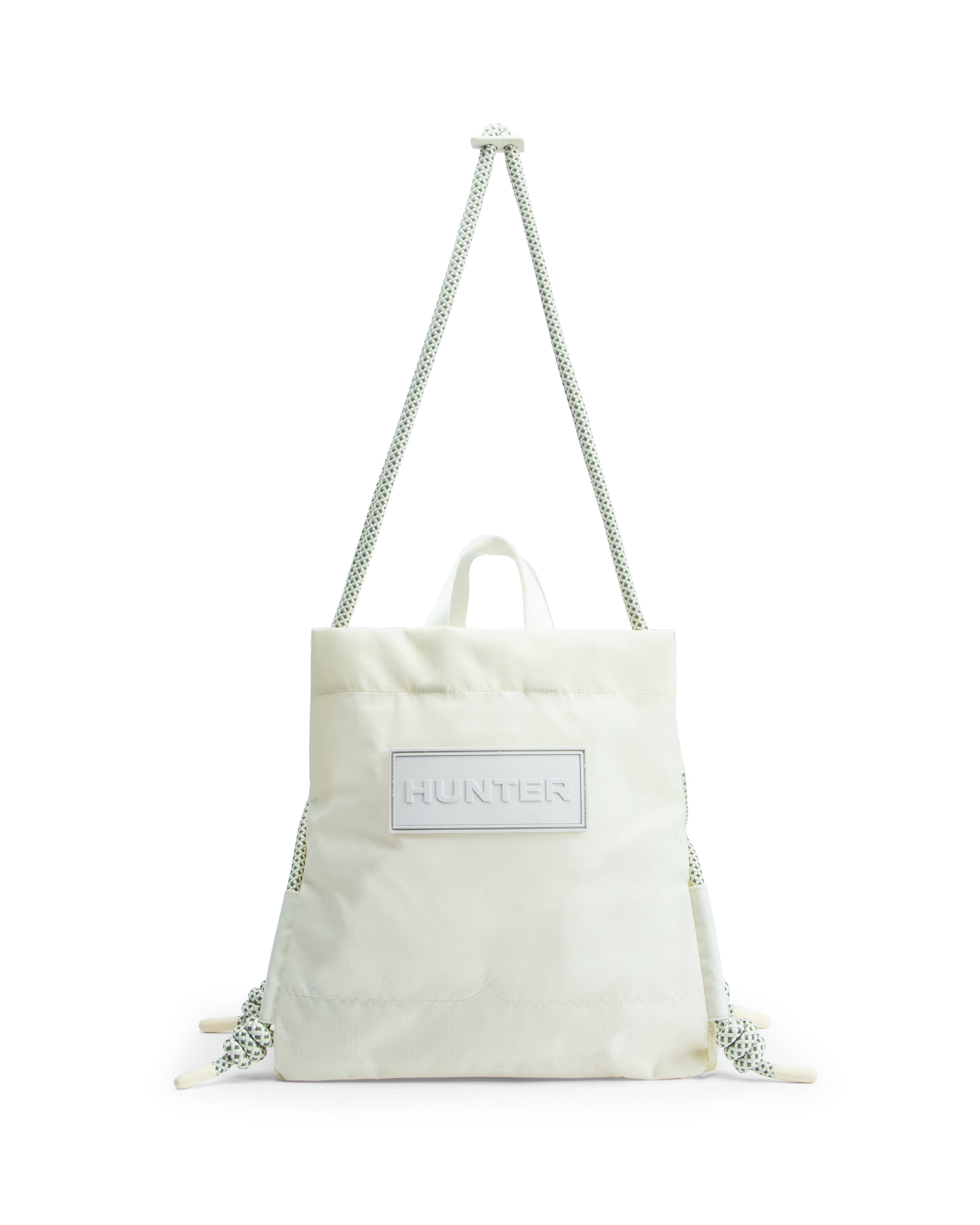 Travel Ripstop Recycled Nylon Tote Bag - Shaded White