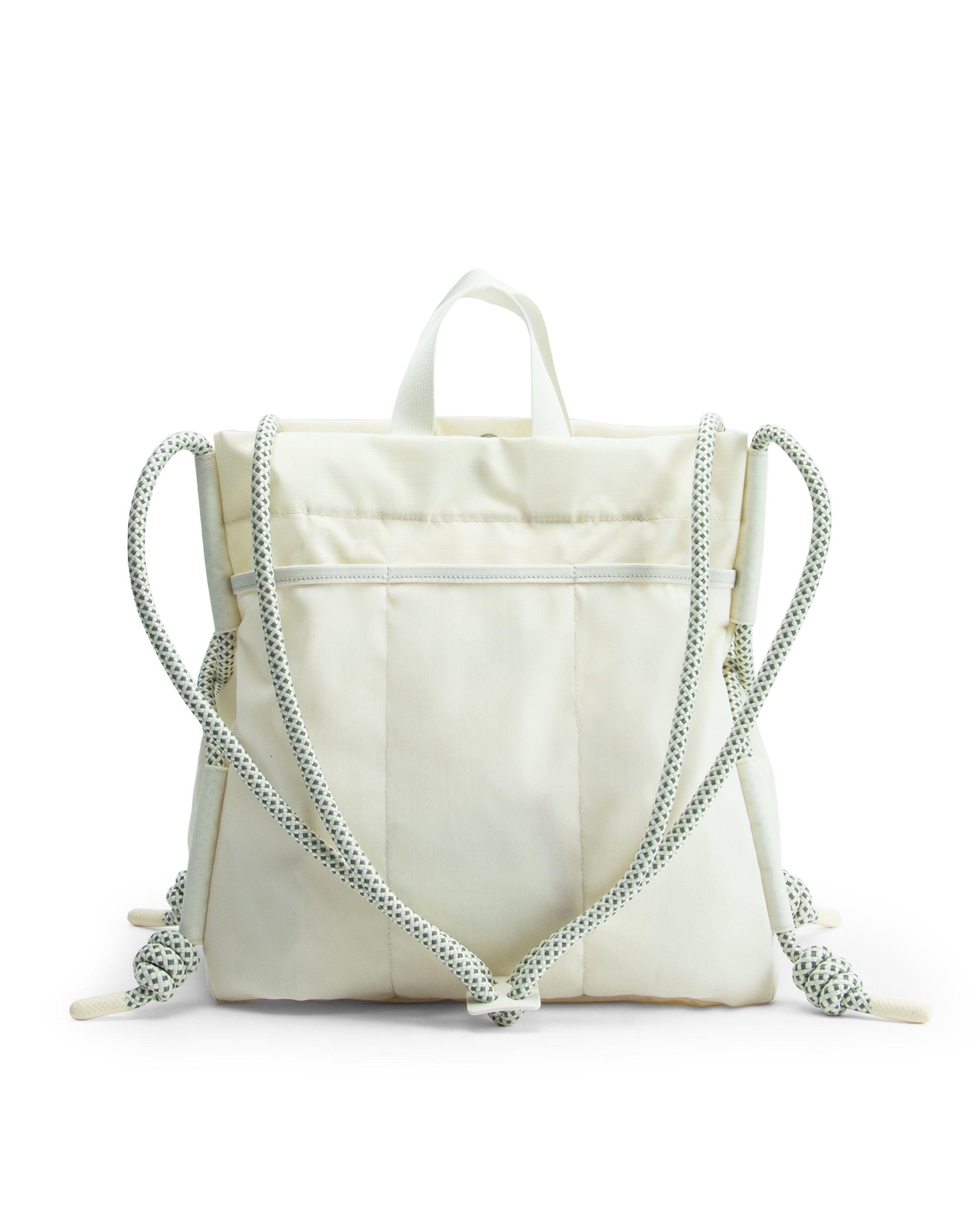 Travel Ripstop Recycled Nylon Tote Bag - Shaded White