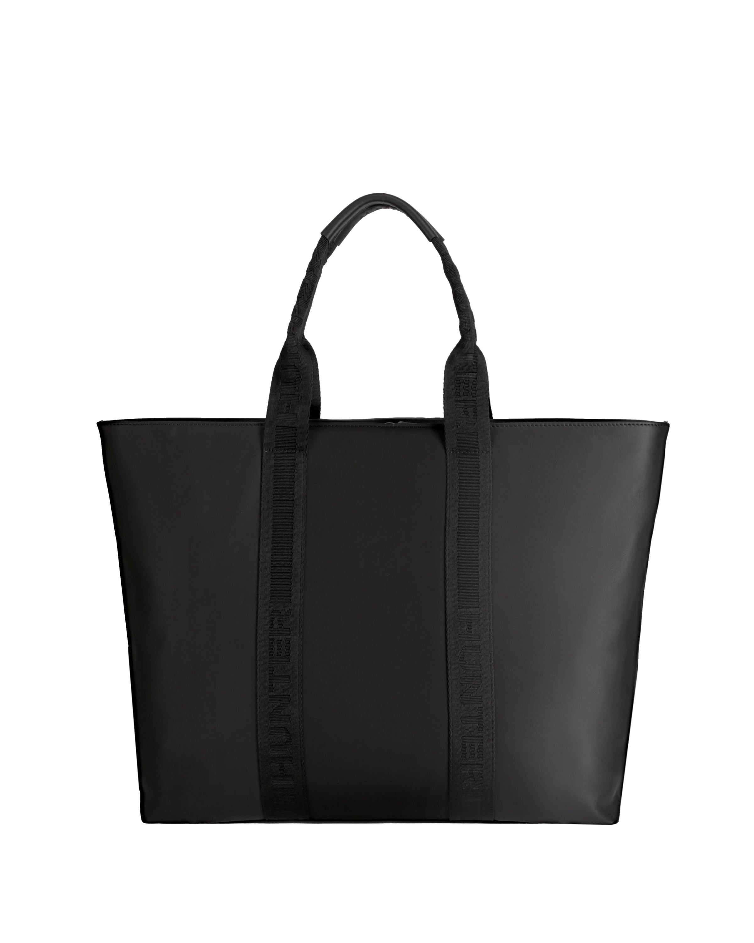 レザー ネオプレン トート - ブラック