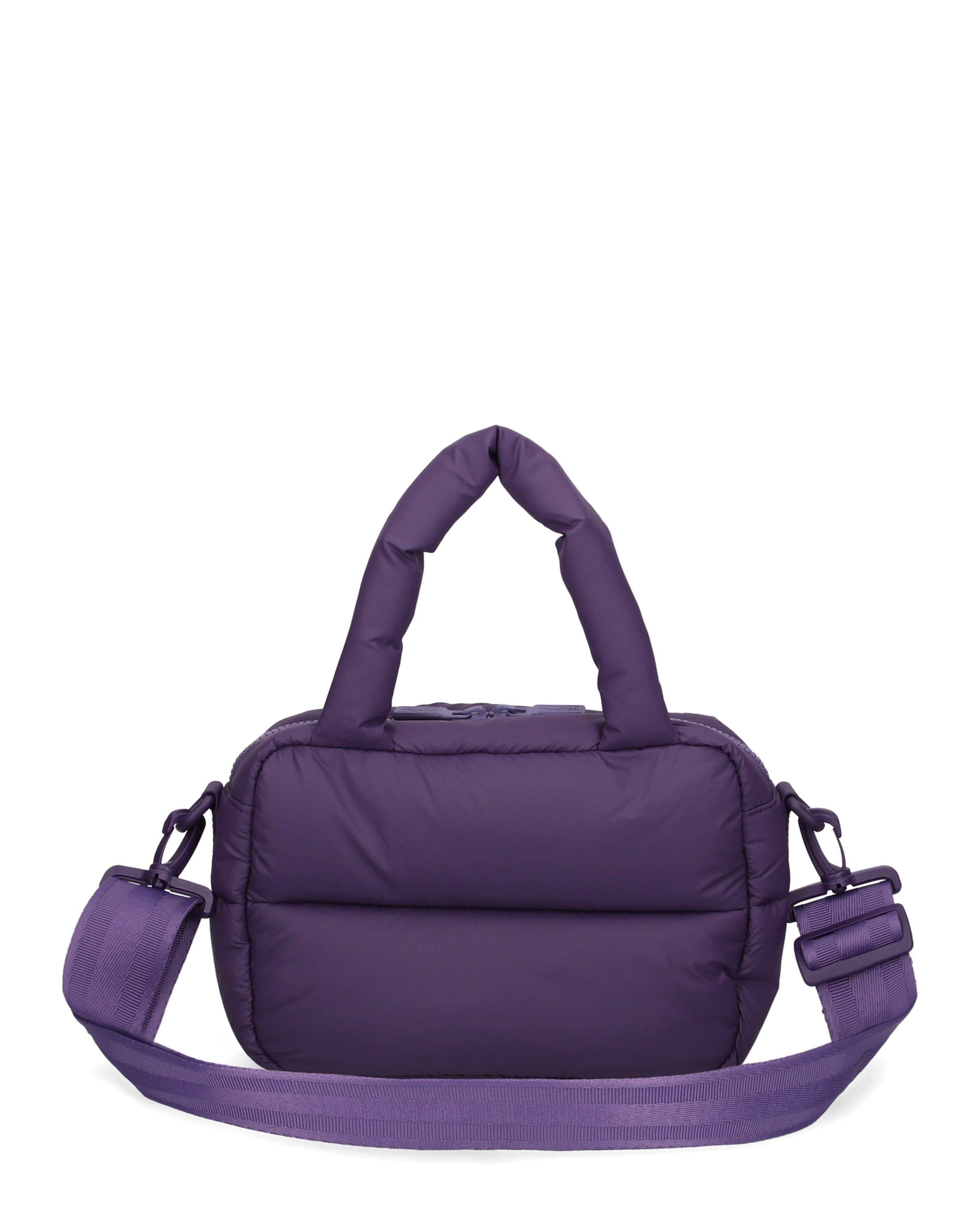 イントレピッド エクストラ パフド ミニ ボストン - リッチパープル