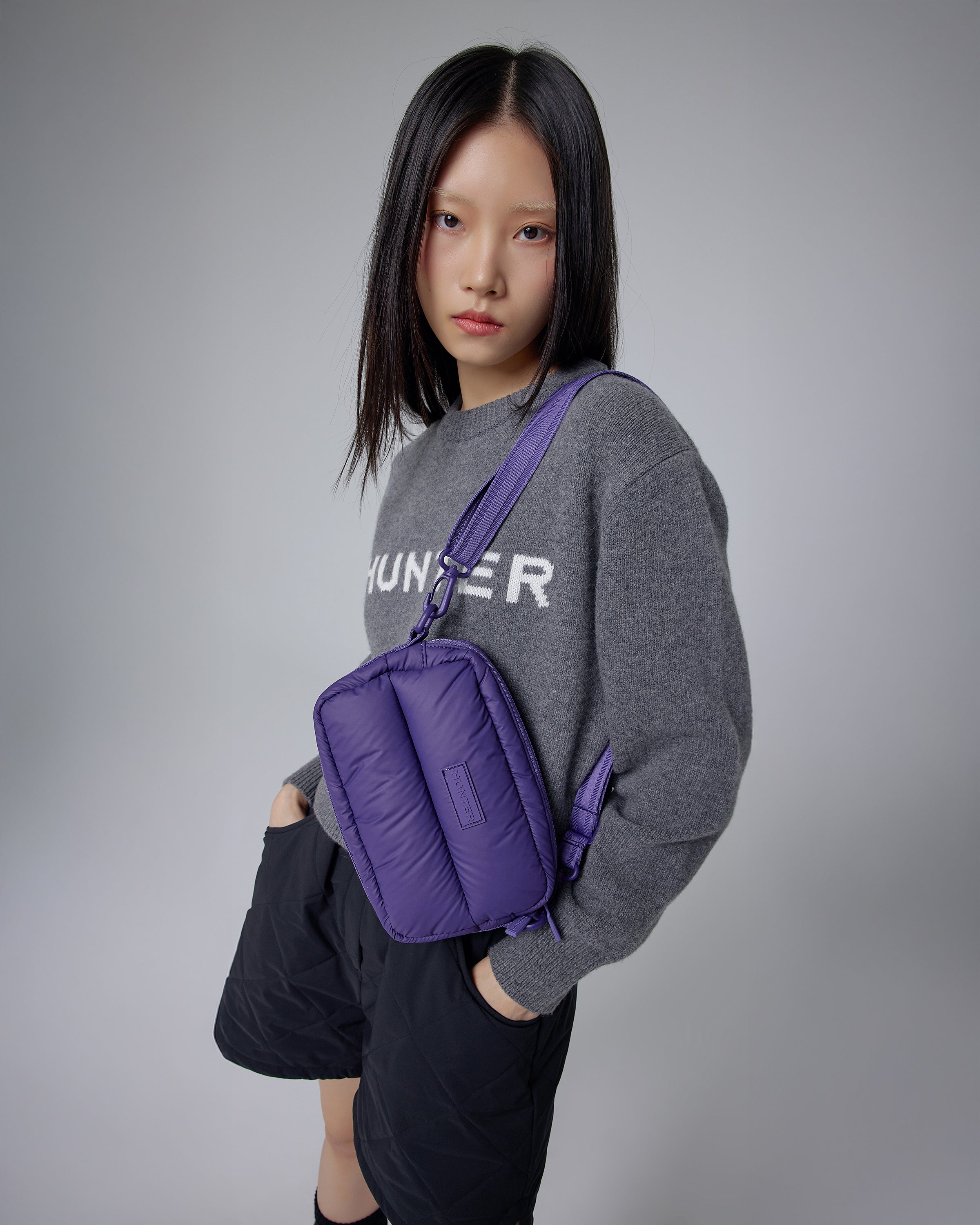 ハンター ハンター HUNTER イントレピッド エクストラ パフド クロスボディ