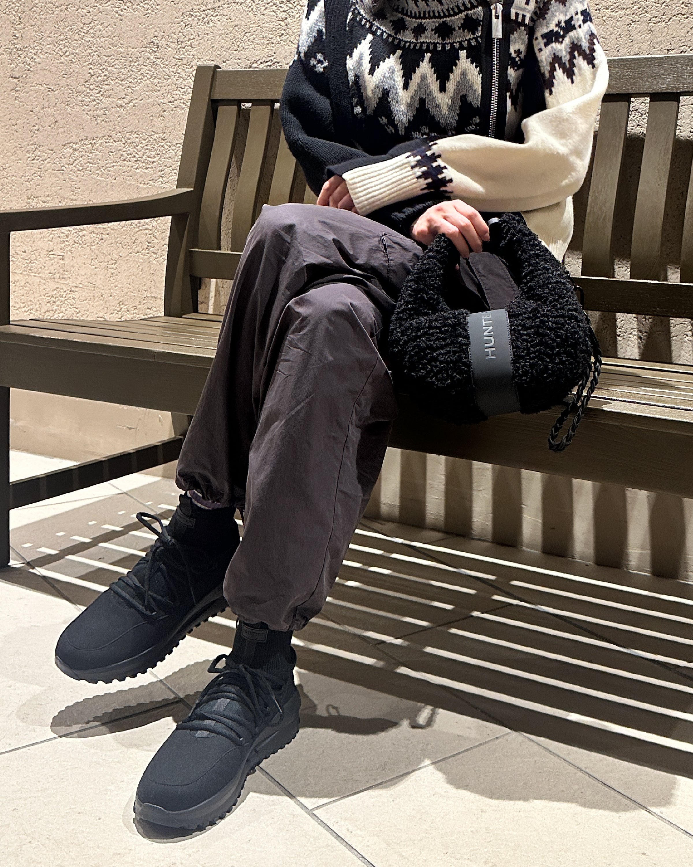 ブークレ ミニ クロスボディ - ブラック