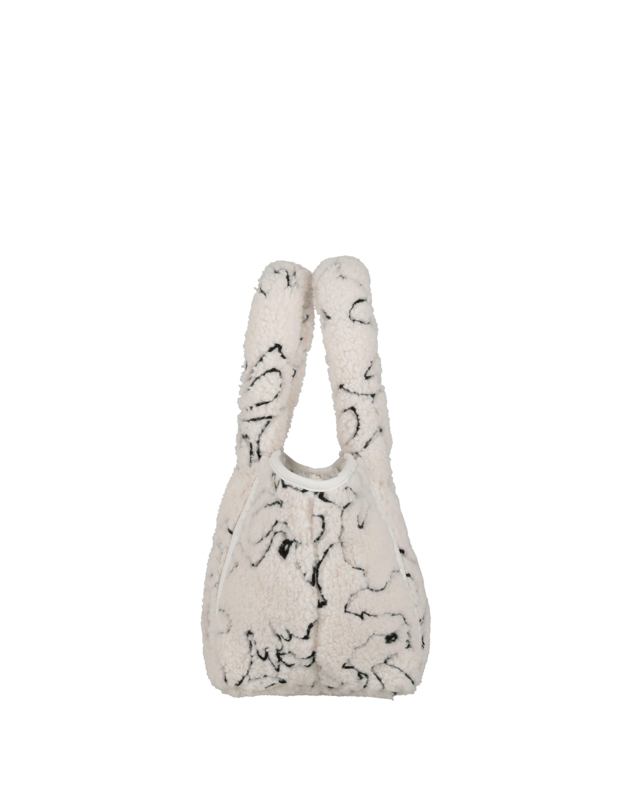 ウィンター カプセル ブークレ ミニ トート - ホワイトウィロー / ブラック