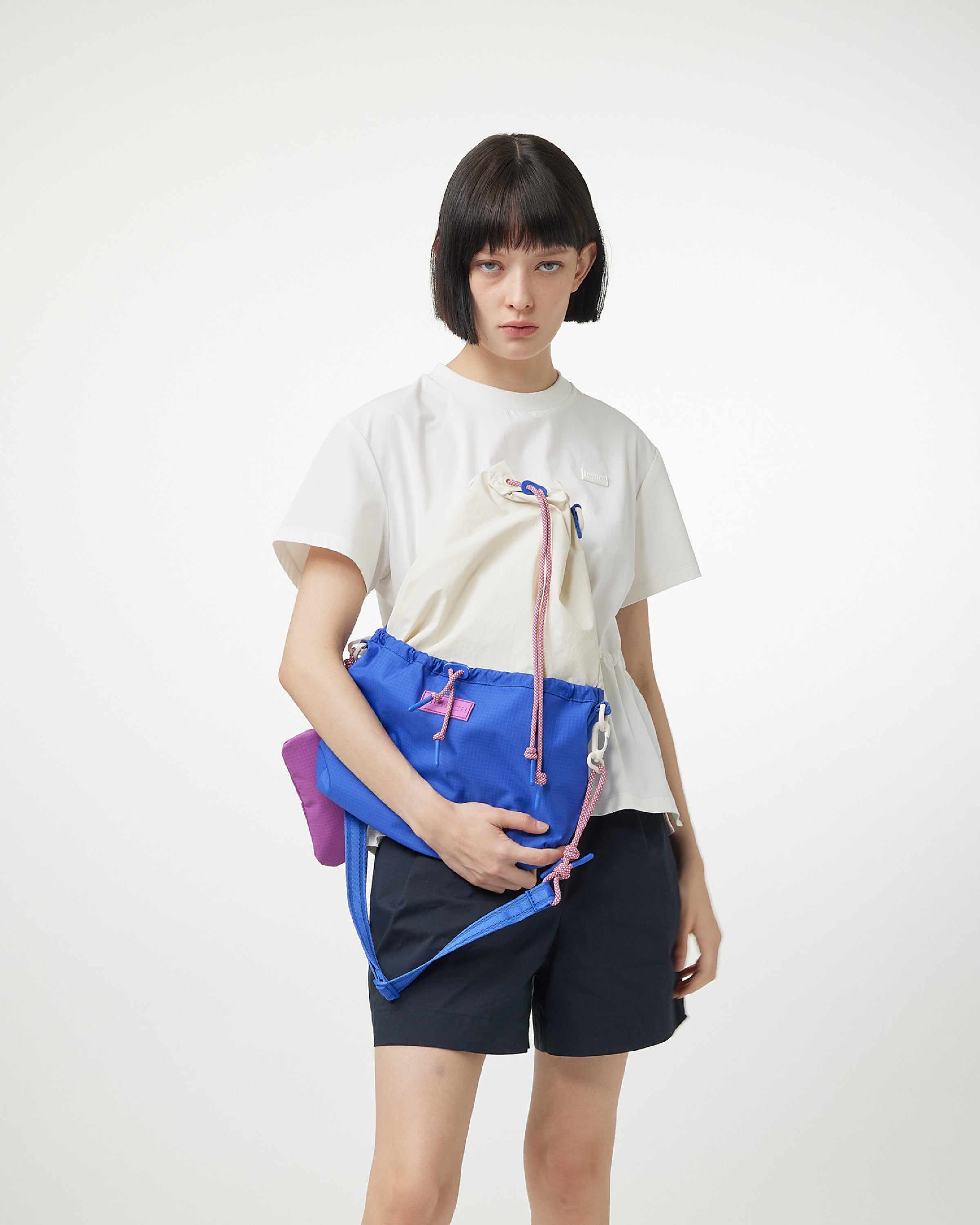 リンク出品　Chevonサコッシュ トラベル マルチファンクション サコッシュ - ブラック / シルバー
