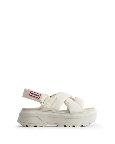 ユニセックス シティ リベル パフド クロスオーバー サンダル