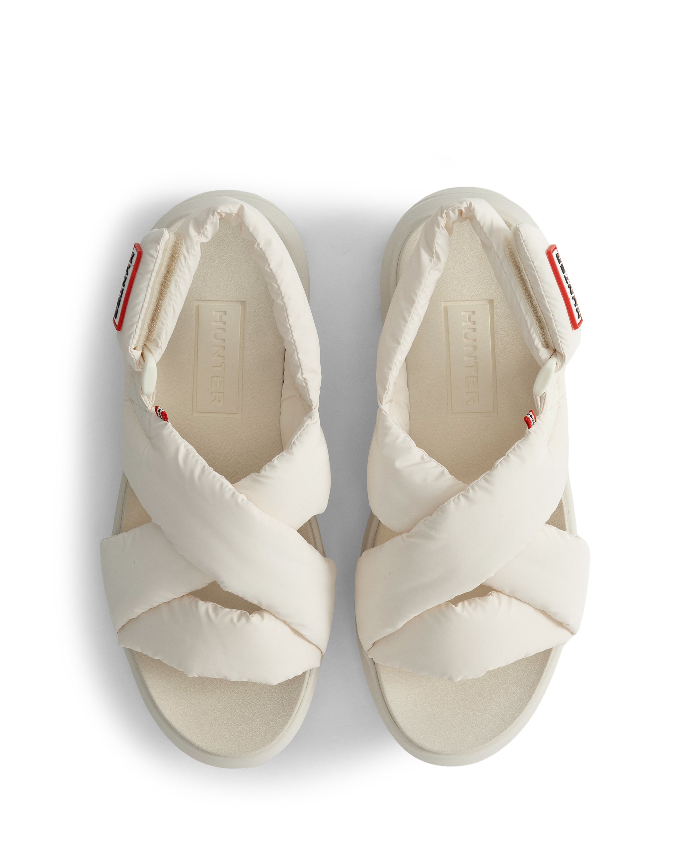 ユニセックス シティ リベル パフド クロスオーバー サンダル