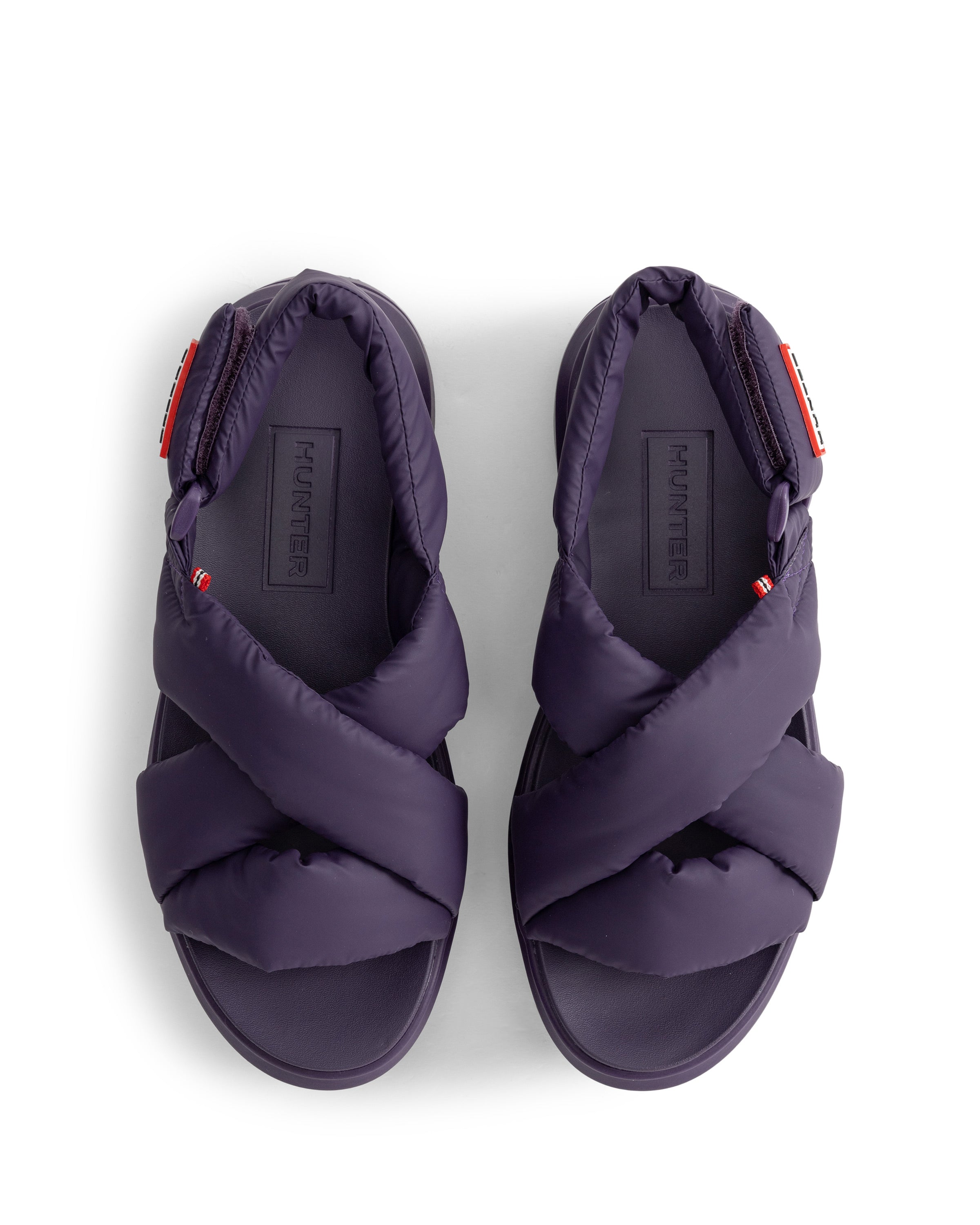 ユニセックス シティ リベル パフド クロスオーバー サンダル - リッチ