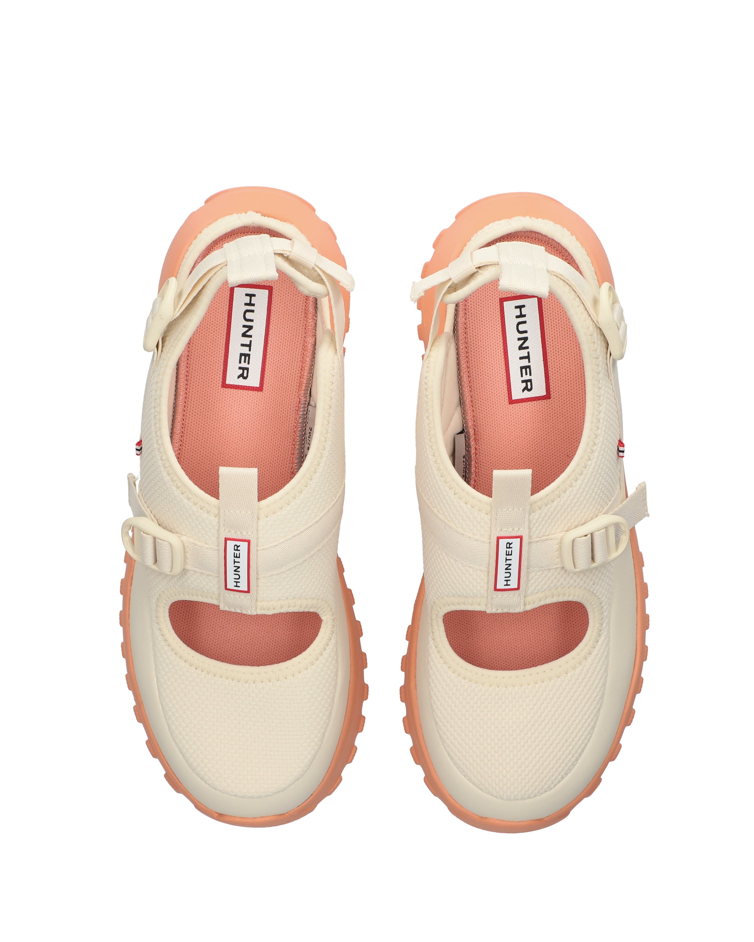 ユニセックス トラベル フロー サンダル - ホワイトウィロー / グロウグレープフルーツ