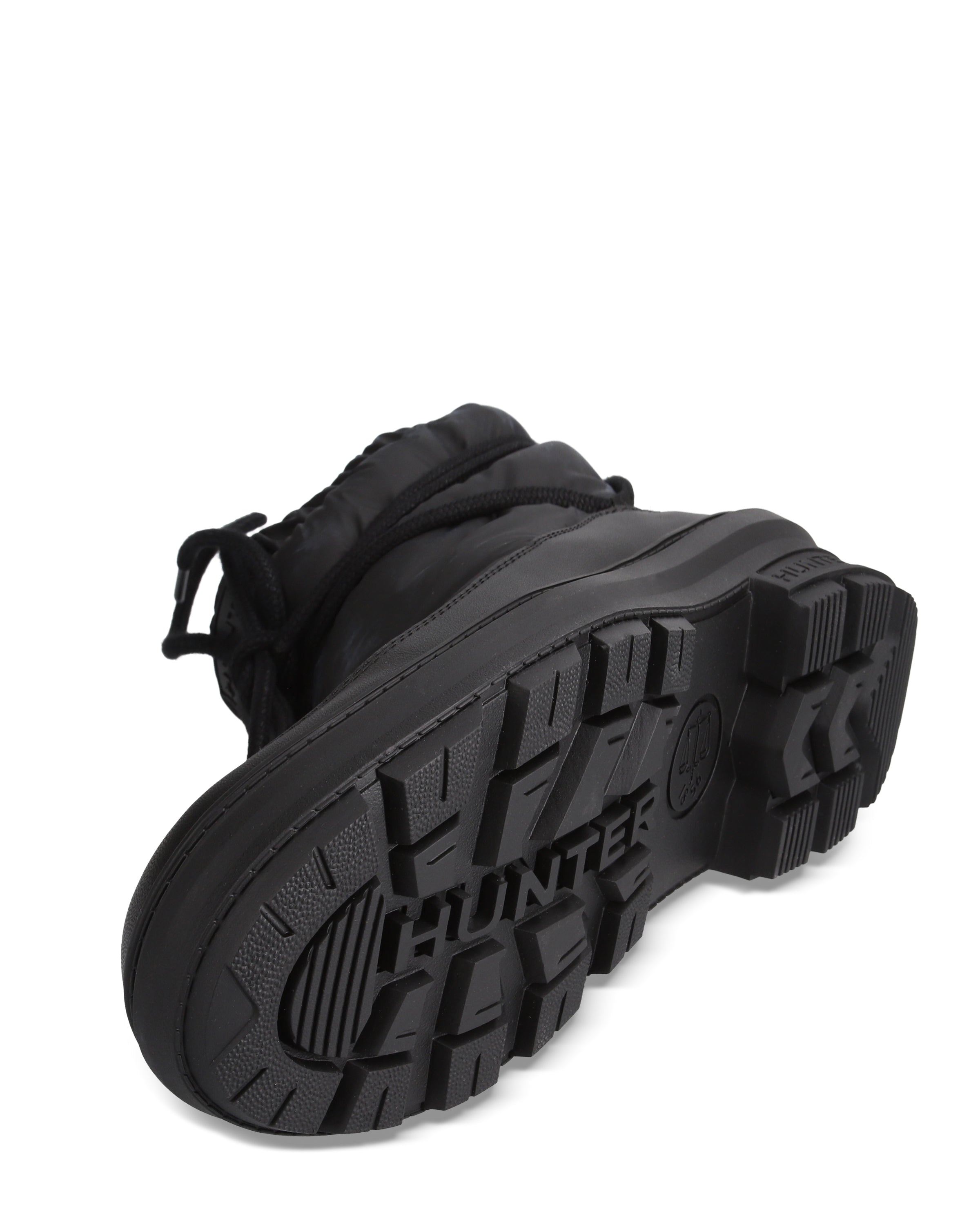 ユニセックス シティ リベル ミッド パフド レース ブーツ - ブラック