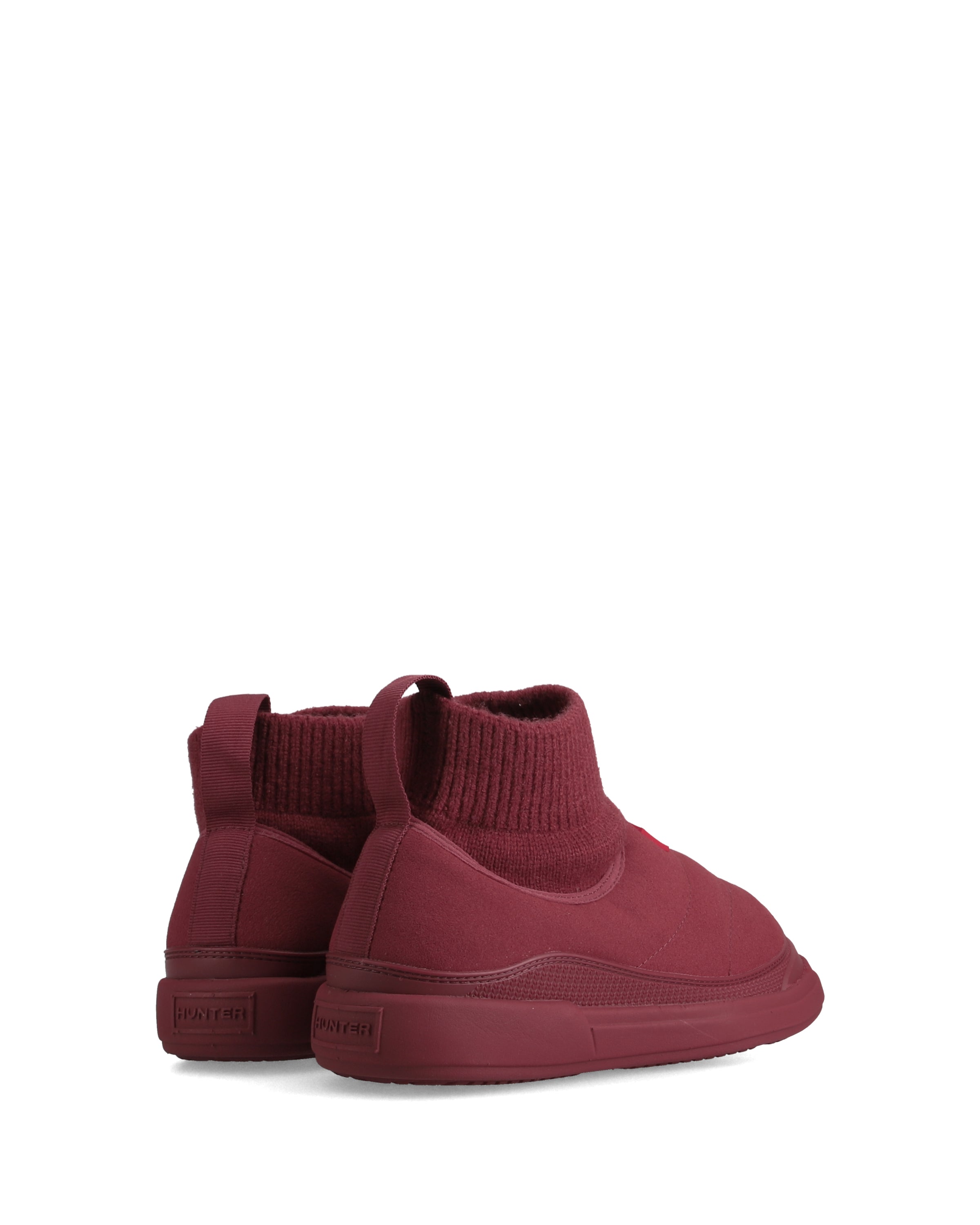 ハンター HUNTER ユニセックス イン アウト ビーガン スエード ニッテッド カフ ブーツ ドリーミーローズ UFS7115REN-DRR ブーツ シューズ ユニセックス イン/アウト ビーガン スエード ニッテッド カフ ブーツ