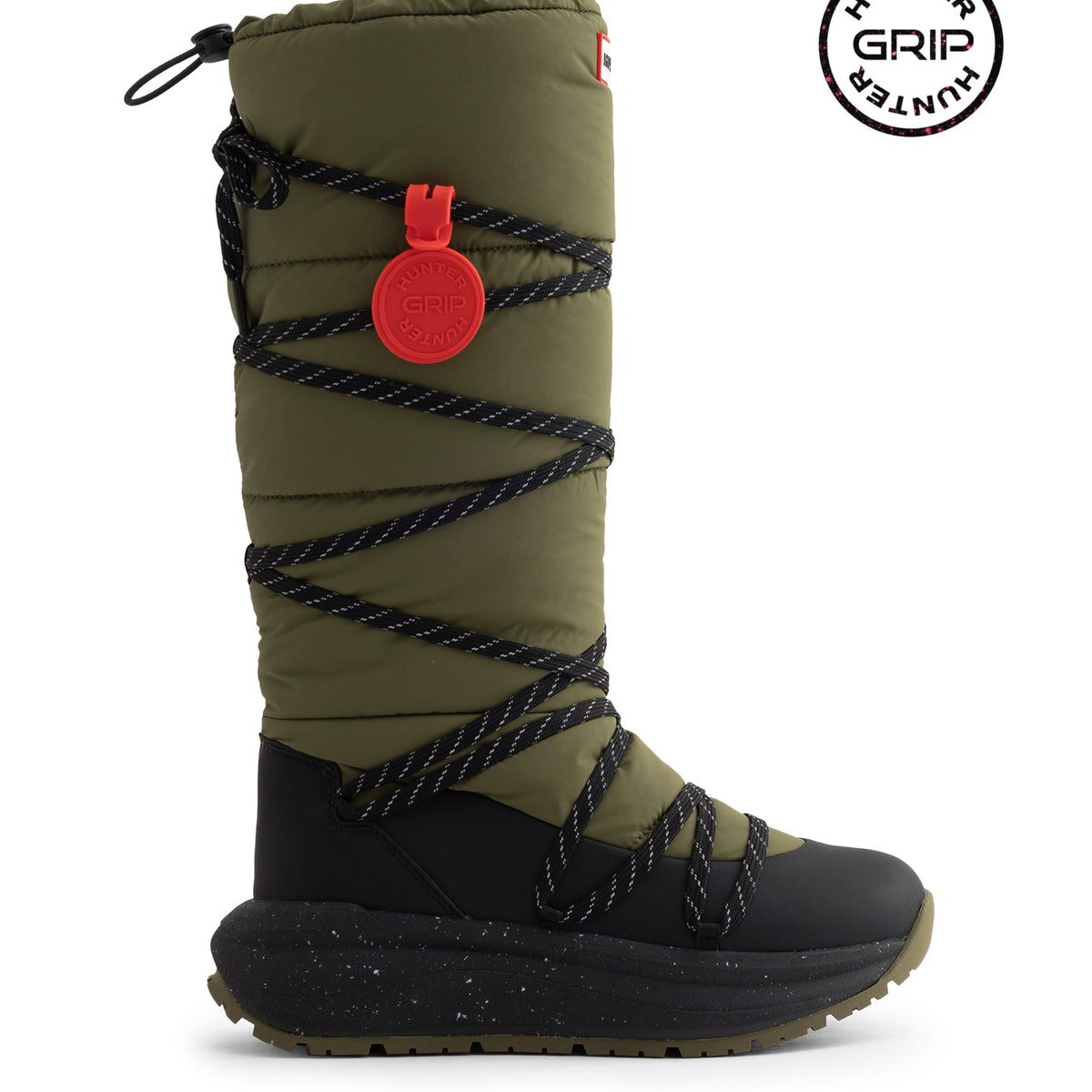 ユニセックス ハンター グリップ トール スノー ブーツ - パイン