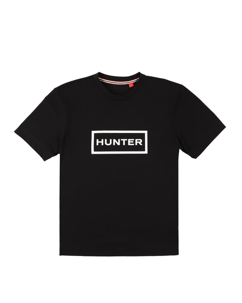 ユニセックス ハンター ロゴ ティーシャツ - ブラック