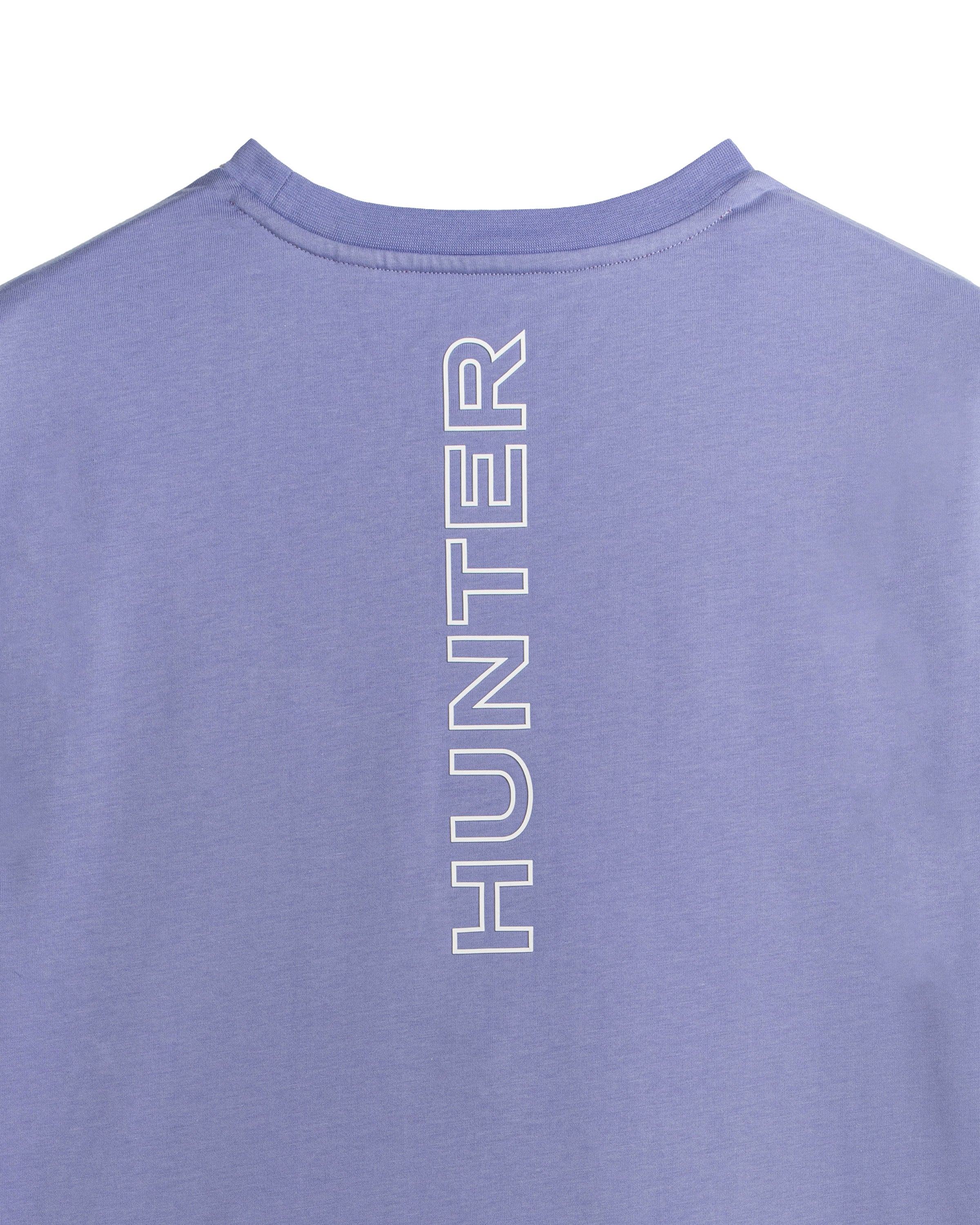 Unisex Play Rubberize Hunter Logo T-Shirt - Drifting Thistle