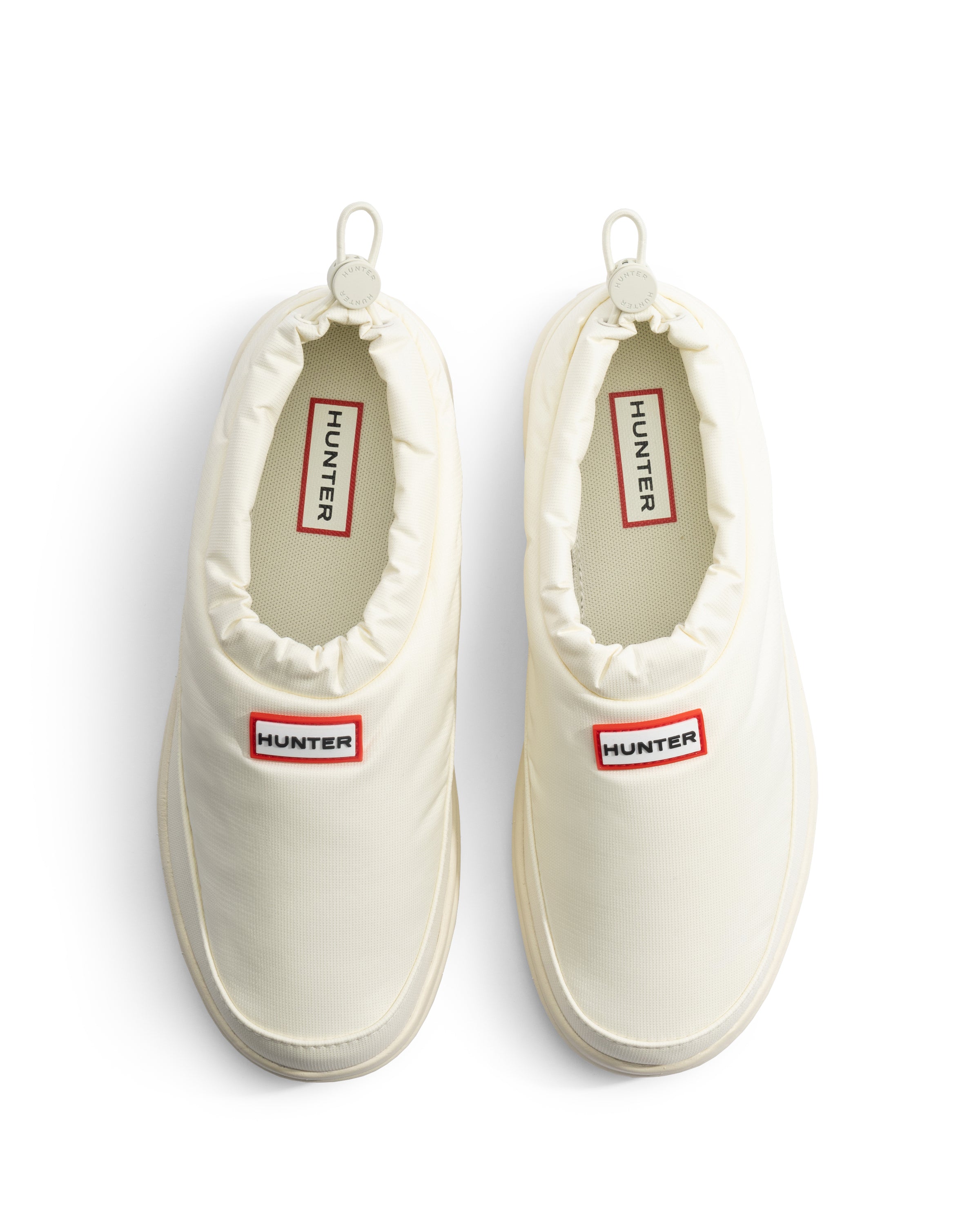 レディース イン/アウト スリップ オン スリッパ - シェイデッド ホワイト