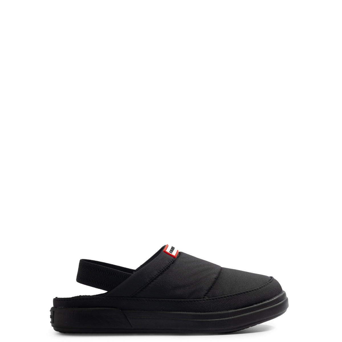 レディース イン/アウト ヒール ストラップ スリッパ - ブラック