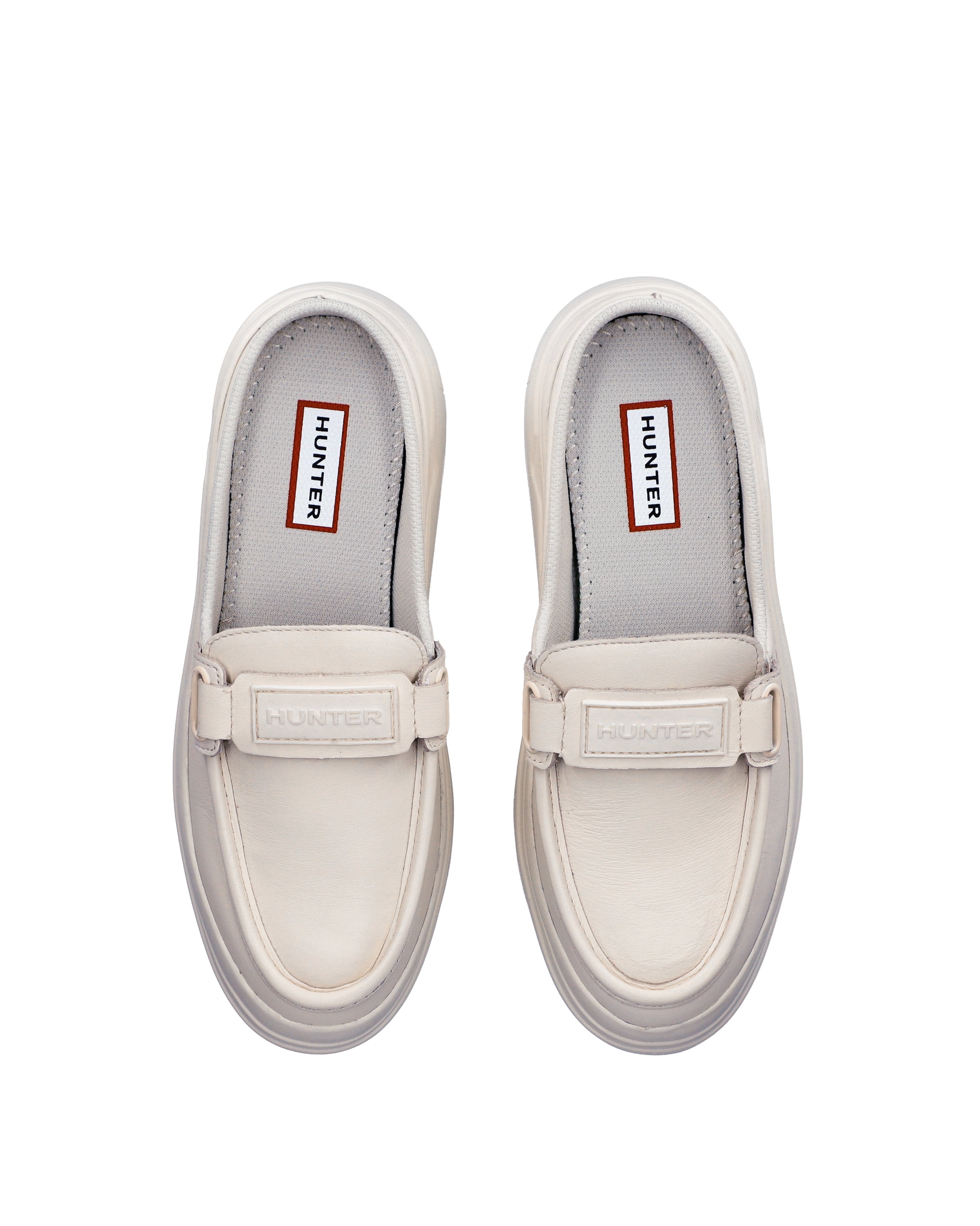 レディース リファインド エクスプローラー フラットフォーム ローファー ミュール - ホワイトウィロー