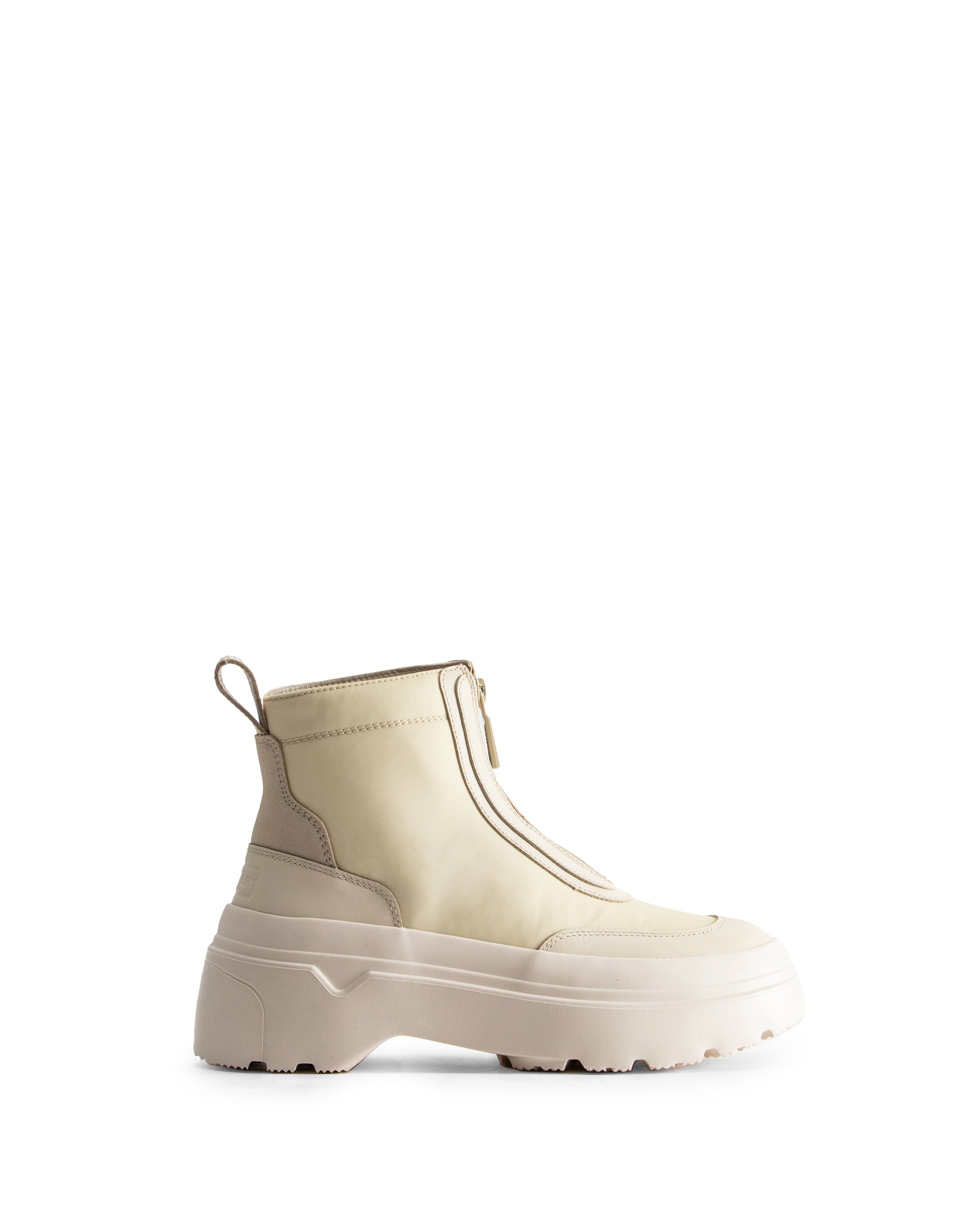 Women's Explorer Ankle Zip Flatform Boots - White Willow