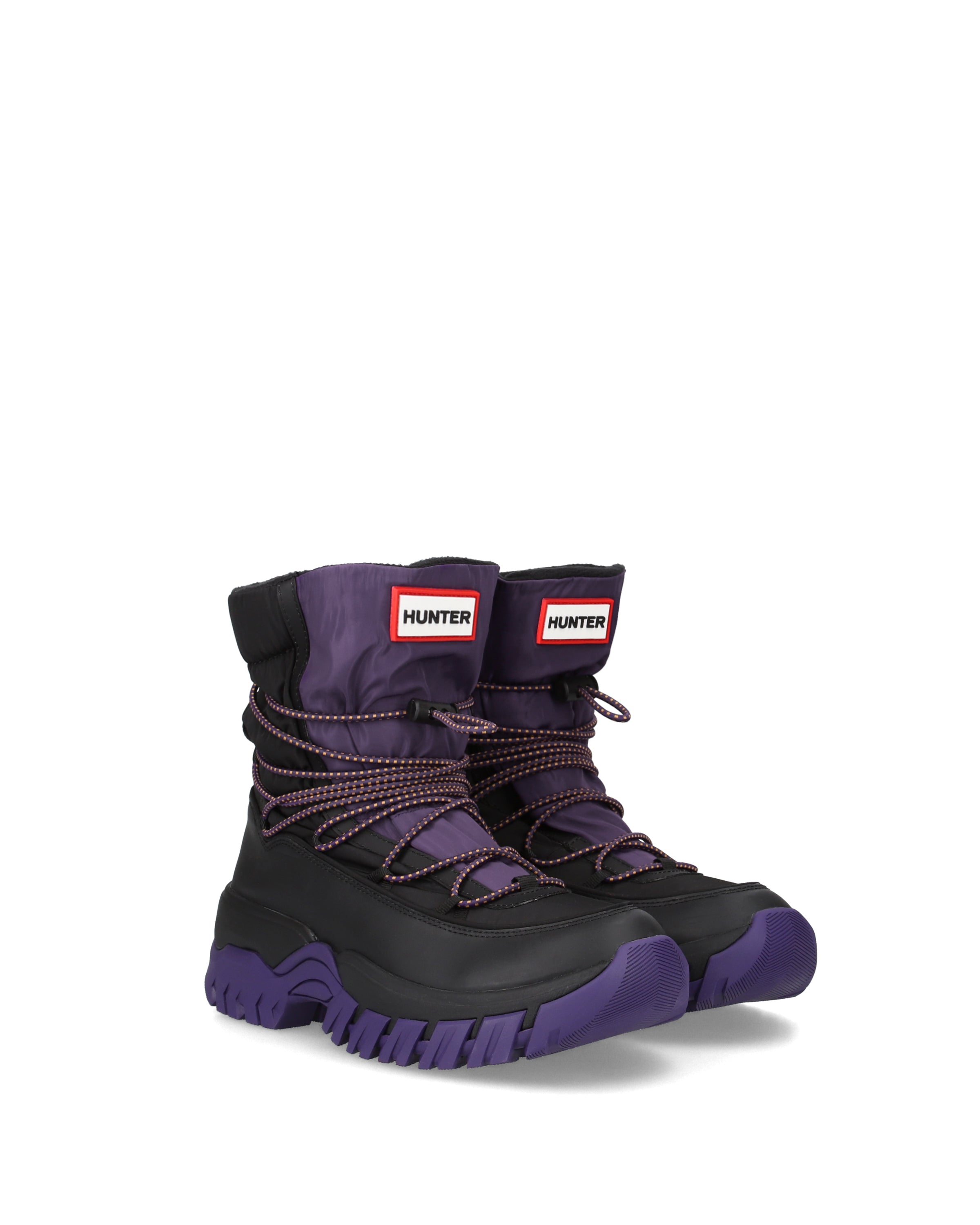 ハンター ハンター HUNTER INTREPID WANDERER ANKLE ZIP SNOW BOOT BLACK