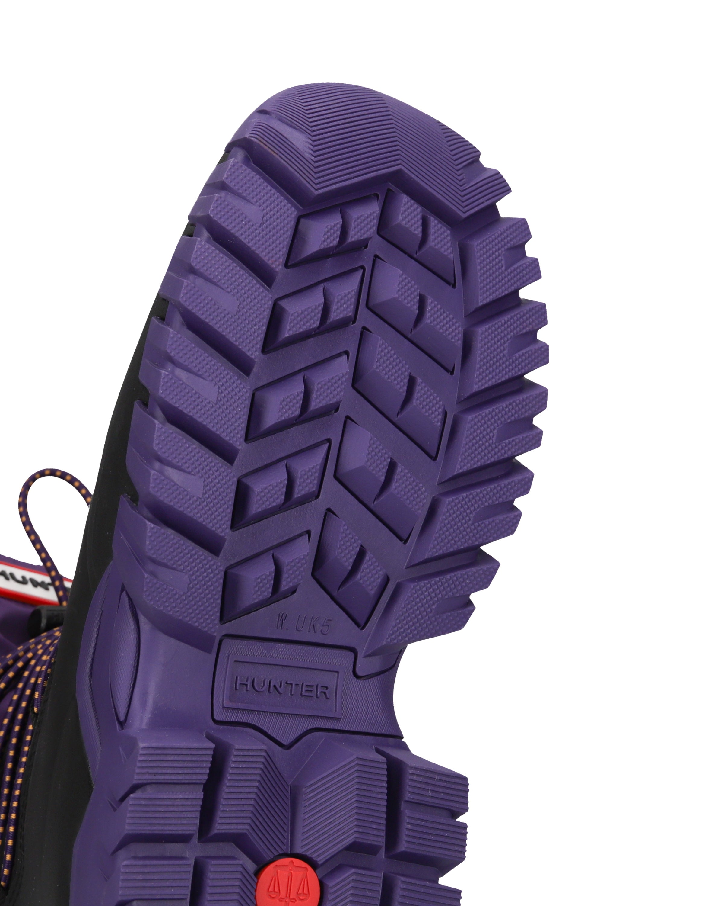 レディース ワンダラー レースアップ アウトドア ブーツ - ブラック / リッチパープル