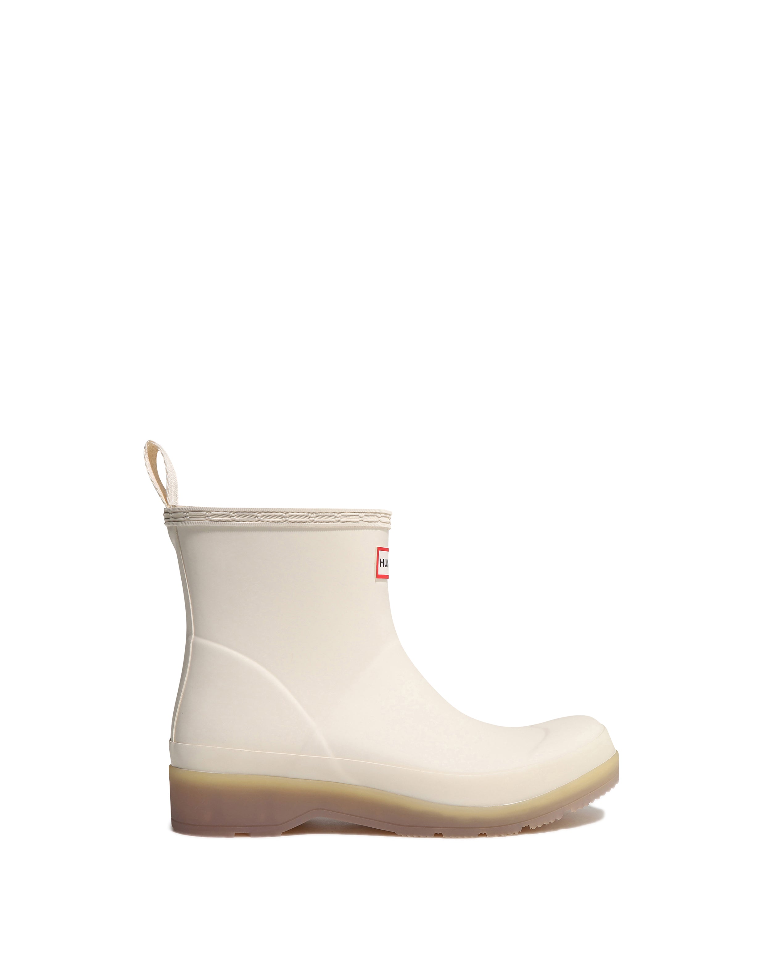 Women's Play Short Translucent Sole Boots - Shaded White